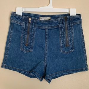 Free People Denim Hot Shorts